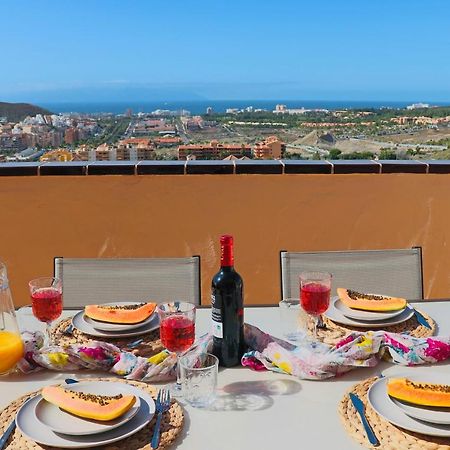 Sunset In The Heights Ocean View - Heated Pool Apartment Los Cristianos  Ngoại thất bức ảnh